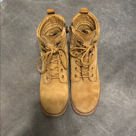 Sofft leather aqua-Sofft zip/tie boots 8.5 - Picture 6 of 11